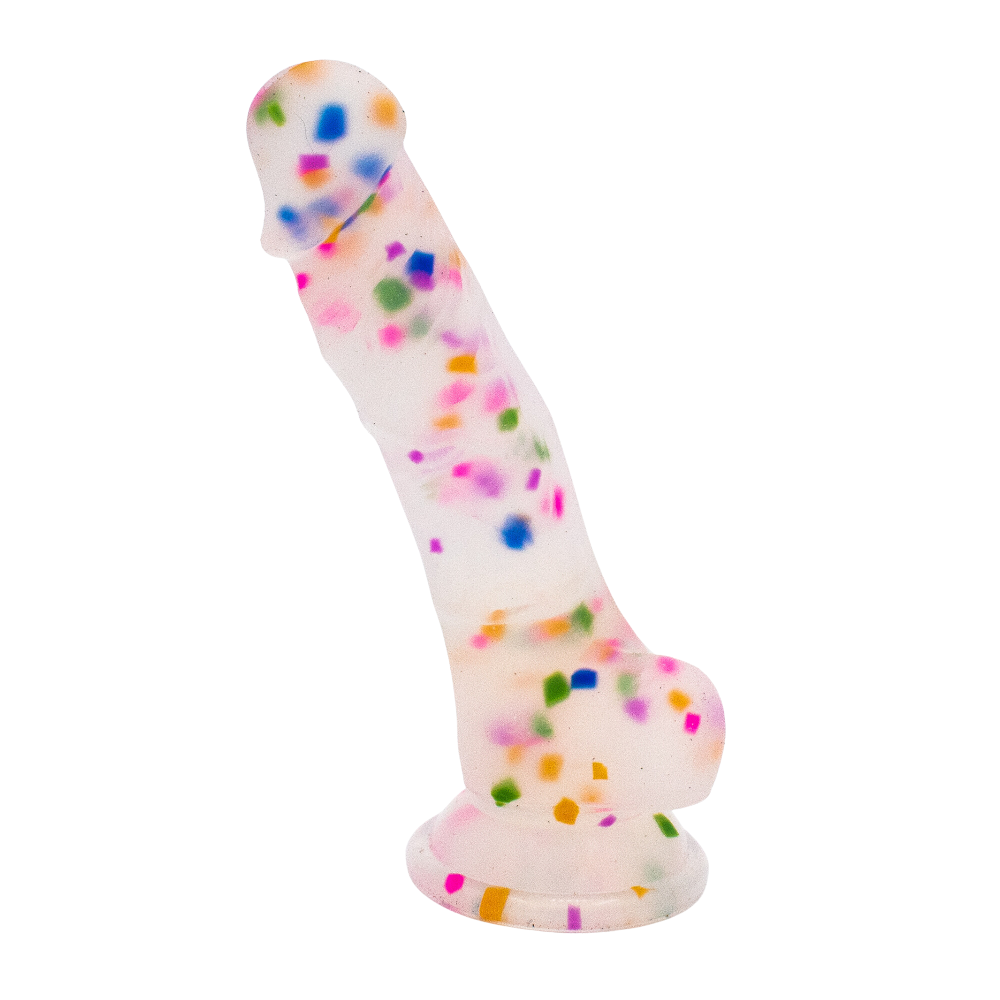 Cock-a-Palooza Confetti Silicone Dildo, Strap-On & Beginner Friendly Like a Kitten Cock-a-Palooza Confetti Silicone Dildo, Strap-On & Beginner Friendly Like a Kitten