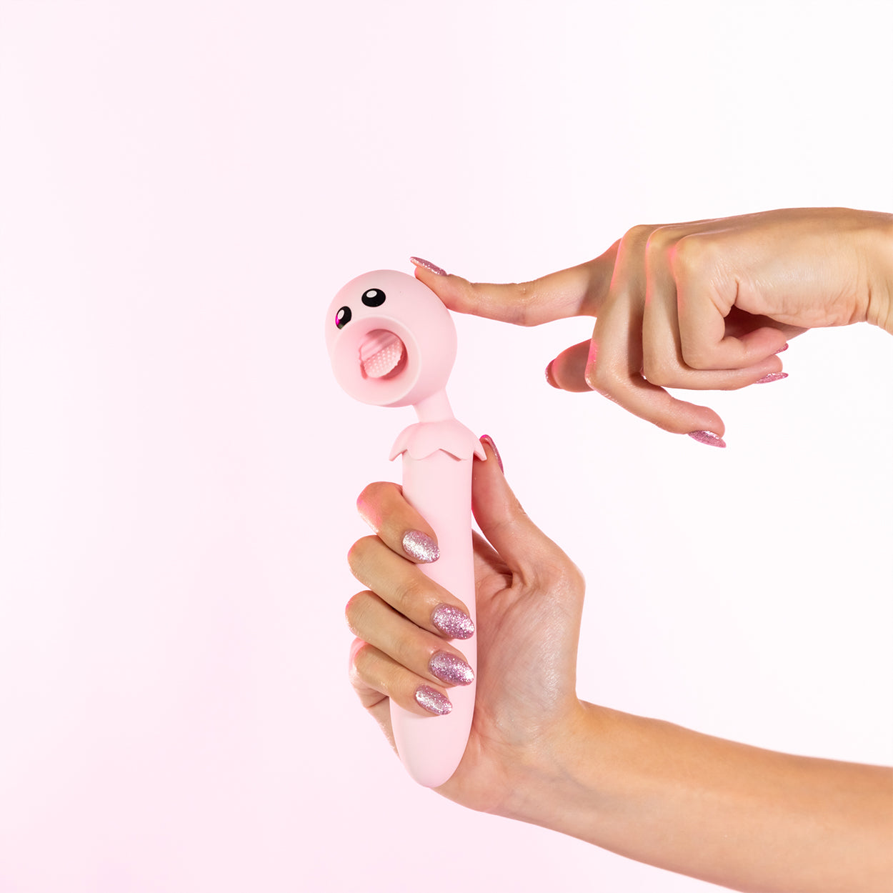 Lick N Stick Dual-Ended Vibrator | Flickering Tongue & G-Spot Like a Kitten Lick N Stick Dual-Ended Vibrator | Flickering Tongue & G-Spot Like a Kitten