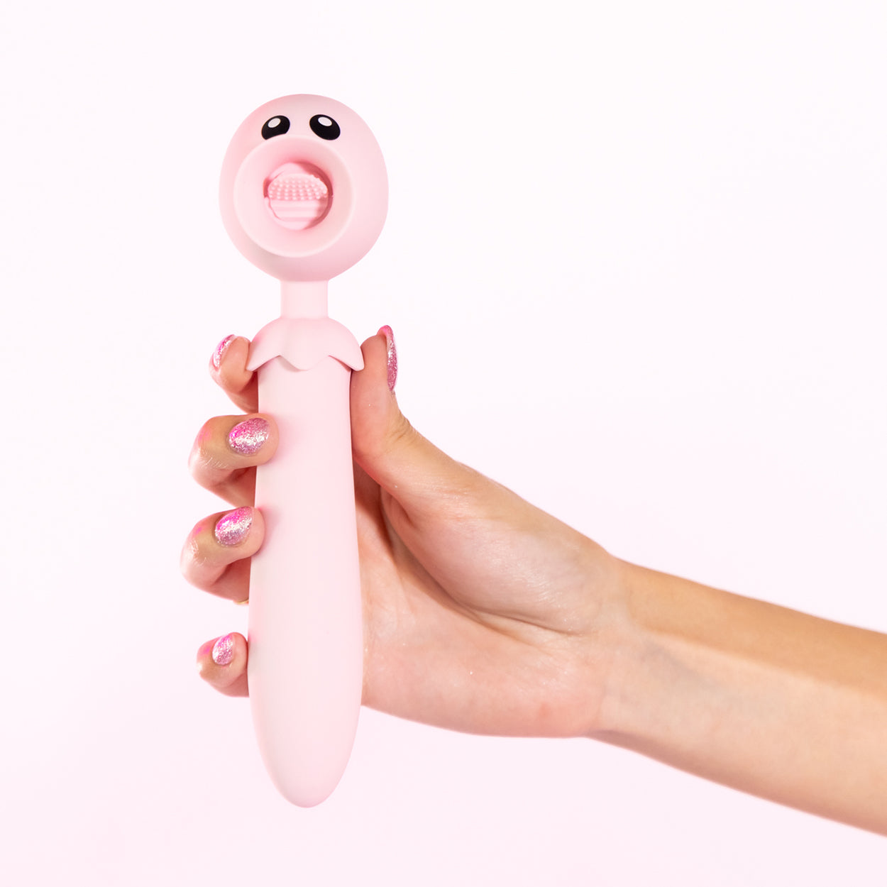 Lick N Stick Dual-Ended Vibrator | Flickering Tongue & G-Spot Like a Kitten Lick N Stick Dual-Ended Vibrator | Flickering Tongue & G-Spot Like a Kitten
