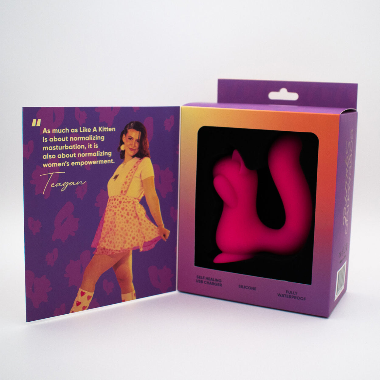 Screaming Squirrel Dual-Ended Vibrator | Air Pulse & G-Spot Toy Like a Kitten Screaming Squirrel Dual-Ended Vibrator | Air Pulse & G-Spot Toy Like a Kitten